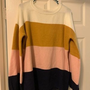 Boutique sweater. (Rugby strips)